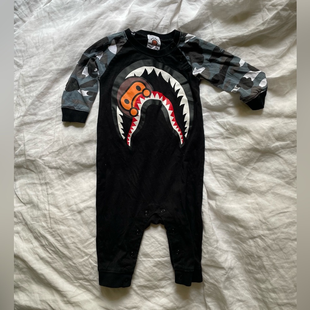 Bape baby milo baby onesie